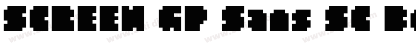 SCREEN GP Sans SC Bo字体转换